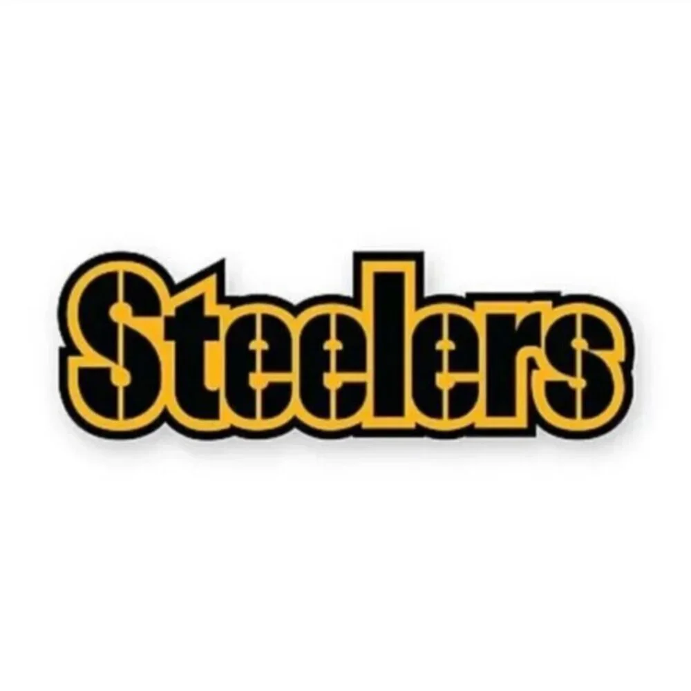 Pittsburgh Steelers Fan Bracelet • Black Agate • Teen Boys Girls Unisex 6.75